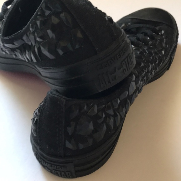 Converse Black studded purple sole size 7 men - Picture 4 of 4